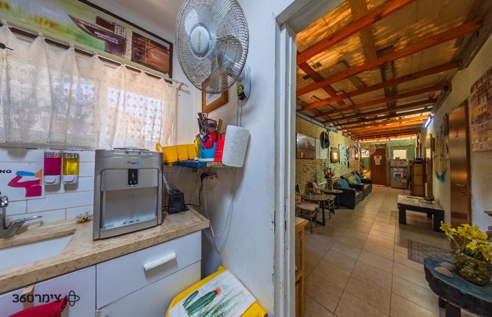 Kitchen and corridor